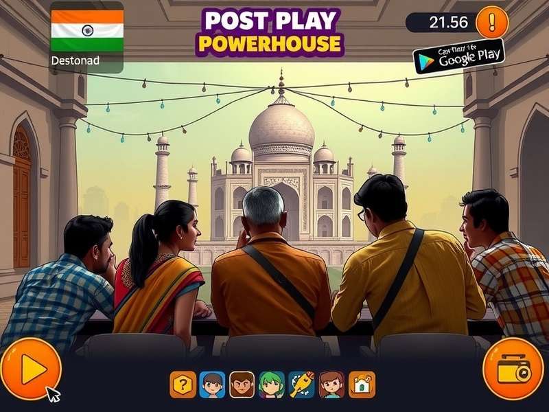 Indian players enjoying Post Play Powerhouse in social setting